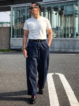 「LEVIS VINTAGE CLOTHING」｜Leeさん（メンズ・174cm）の夏コーディネート