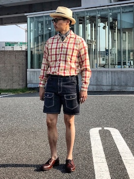 「Dry Bones（ドライボーンズ）のアイテム」を使った、Leeさん（メンズ・174cm）の夏コーディネート