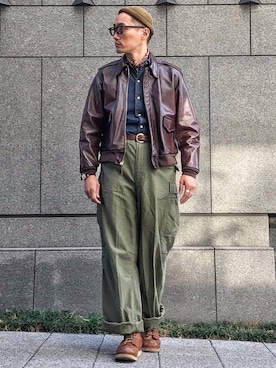 「LEVIS VINTAGE CLOTHING」｜Leeさん（メンズ・174cm）の秋コーディネート