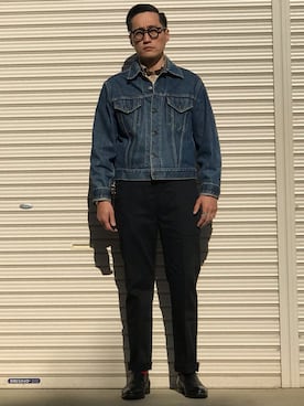 「LEVIS VINTAGE CLOTHING」｜Leeさん（メンズ・174cm）の春コーディネート