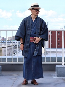 日本製 献上柄 着物帯 浴衣を使った人気ファッションコーディネート Wear