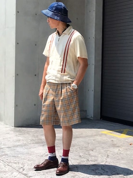 「burberry」｜Leeさん（メンズ・174cm）の夏コーディネート