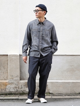 「rrl」｜Leeさん（メンズ・174cm）の夏コーディネート