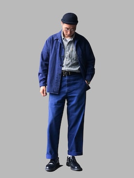 「Levi's（リーバイス）のアイテム（帽子）」を使った、Leeさん（メンズ・174cm）の夏コーディネート