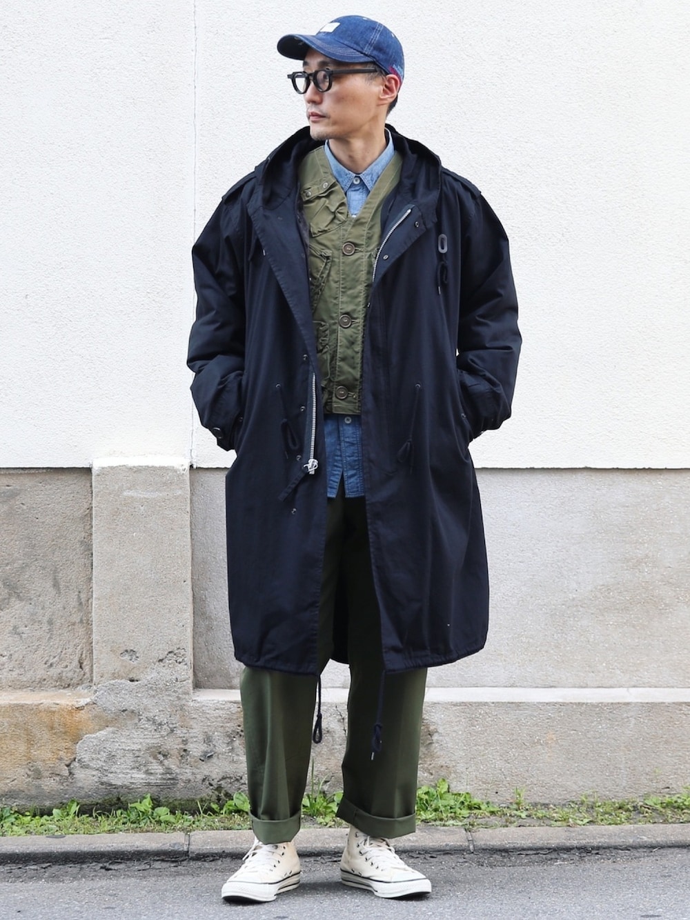 Lee｜HOUSTONのモッズコートを使ったコーディネート - WEAR