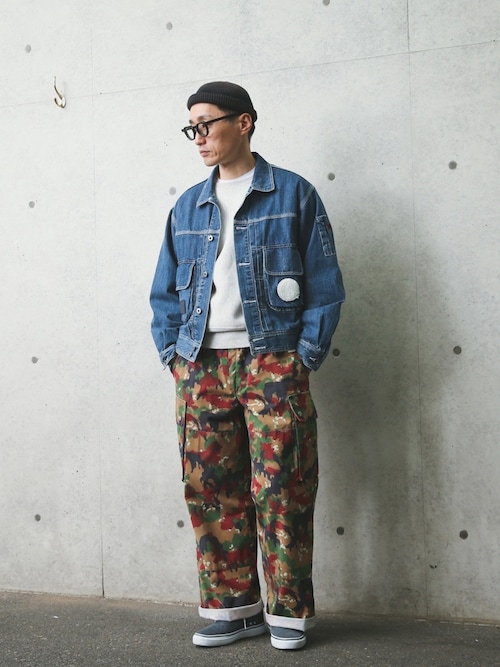 80s Swiss Army スイス軍実物 M83アルペンカモカーゴパンツ 80s〜 Swiss Army スイス軍 実物 アルペンカモ カーゴ