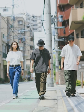 「MILITARY（ミリタリー）の実物 新品 イタリア軍 パラシュートカーゴパンツ（カーゴパンツ）」を使った、Leeさん（メンズ・174cm）の夏コーディネート