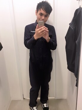 「GU（ジーユー）のアイテム（パンツ、その他）」を使った、Martiniさん（メンズ・172cm）の秋コーディネート