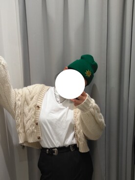 「アイテム（帽子）」を使った、れ ん かさん（レディース・170cm・10代）の春コーディネート