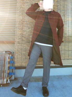 感動パンツ ソフトタッチ ウールライク を使った人気ファッションコーディネート Wear