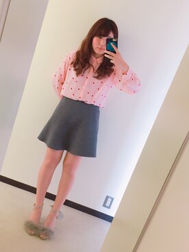 「3rd by VANQUISH（サードバイヴァンキッシュ）のアイテム（スカート）」を使った、sakikoさん（レディース・161cm）の夏コーディネート