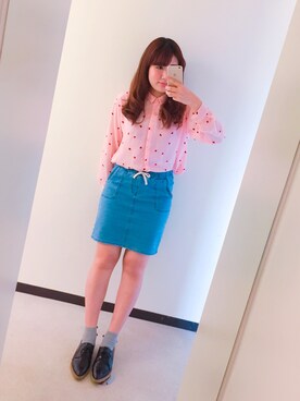「3rd by VANQUISH（サードバイヴァンキッシュ）のアイテム（スカート）」を使った、sakikoさん（レディース・161cm）の夏コーディネート