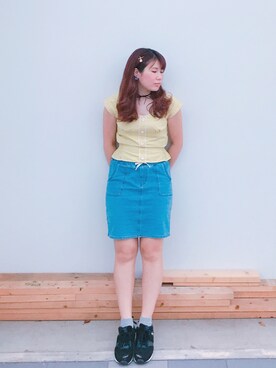 「3rd by VANQUISH（サードバイヴァンキッシュ）のアイテム（スカート）」を使った、sakikoさん（レディース・161cm）の夏コーディネート