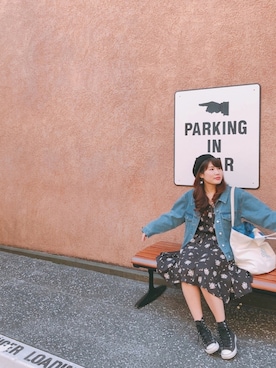 「Supreme.La.La.（シュープリームララ）のアイテム（その他アウター）」を使った、sakikoさん（レディース・161cm）の冬コーディネート