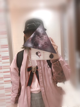 「WC（ダブル シー）のアイテム（バックパック/リュック）」を使った、ねくたりんさん（レディース・154cm）の秋コーディネート