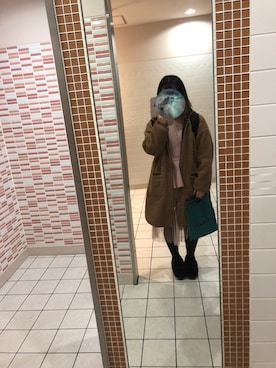 「WC（ダブル シー）のアイテム（バックパック/リュック）」を使った、ねくたりんさん（レディース・154cm）の冬コーディネート