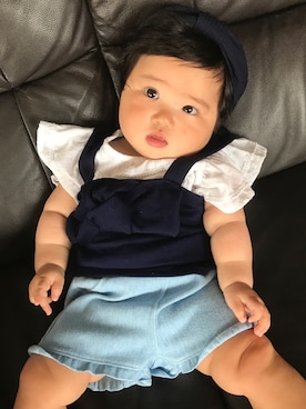 ふーちゃんさん（キッズ・70cm）の夏コーディネート