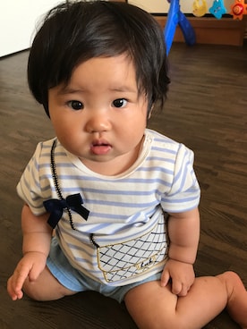 ふーちゃんさん（キッズ・70cm）の夏コーディネート