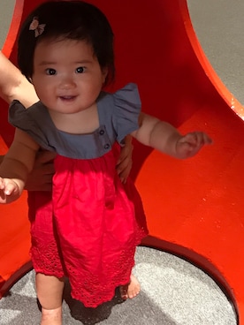 「GAPbaby」｜ふーちゃんさん（キッズ・70cm）の夏コーディネート