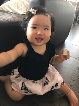「GAPbaby」｜ふーちゃんさん（キッズ・70cm）の秋コーディネート
