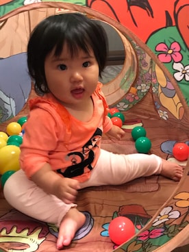 「GAPbaby」｜ふーちゃんさん（キッズ・70cm）の秋コーディネート