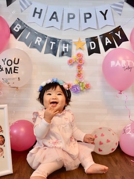 「GAPbaby」｜ふーちゃんさん（キッズ・70cm）の秋コーディネート