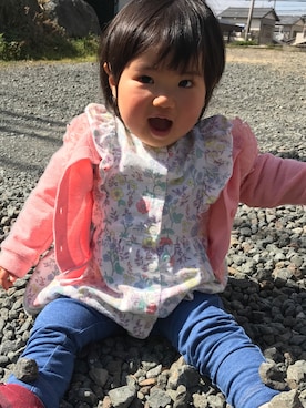 ふーちゃんさん(キッズ・70cm)の春コーディネート