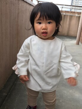 ふーちゃんさん（キッズ・70cm）の春コーディネート