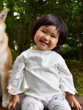 ふーちゃんさん（キッズ・70cm）の春コーディネート