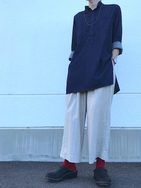 「SASQUATCHfabrix.（サスクワァッチファブリックス）のアイテム」を使った、じっきーさん（メンズ・173cm・20代）の夏コーディネート