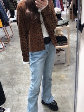 中田茉杏さん（レディース・155cm）の春コーディネート