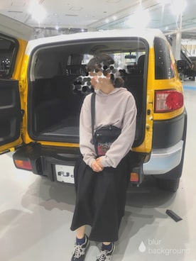 「Factor=（ファクターイコール）のアイテム（スカート）」を使った、RIOさん（レディース・163cm）の秋コーディネート