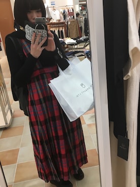 「PAMEO POSE（パメオポーズ）のアイテム（PC・スマホグッズ/家電）」を使った、CHIHOOOOさん（レディース・164cm）の春コーディネート