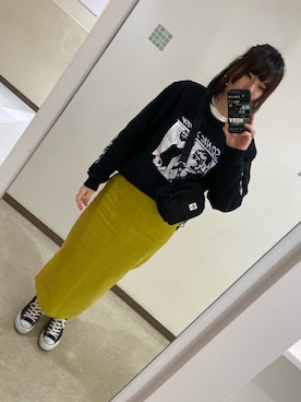 「OPENING CEREMONY（オープニングセレモニー）のアイテム（ショルダーバッグ）」を使った、CHIHOOOOさん（レディース・164cm）の春コーディネート