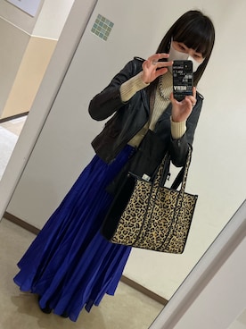 「MACPHEE（マカフィー）のアイテム（ジャケット/アウター）」を使った、CHIHOOOOさん（レディース・164cm）の冬コーディネート