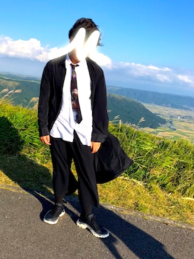 「LAD MUSICIAN（ラッドミュージシャン）のアイテム（その他アウター）」を使った、まえこーさん（メンズ・170cm）の秋コーディネート