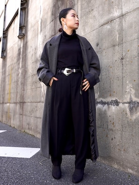 まめZARA ザラ レディース モッズコート 黒 フード L ミドル丈 まめ様専用ZARA ザラ レディース モッズコート 黒 フード L ミドル丈