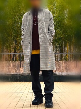 「FRED PERRY（フレッドペリー）のアイテム（スウェット）」を使った、ゆうさん（メンズ・170cm）の冬コーディネート