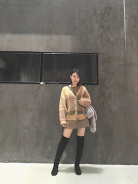 「双年展」｜niniさん（レディース・160cm）の冬コーディネート
