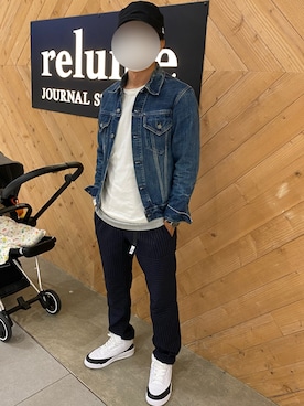 「fragment design（フラグメントデザイン）のアイテム（シューズ）」を使った、blkgc1400さん（メンズ・172cm）の秋コーディネート