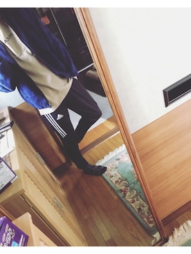 「アイテム（ブルゾン）」を使った、梅酒のROCさん（メンズ・185cm・10代）の冬コーディネート