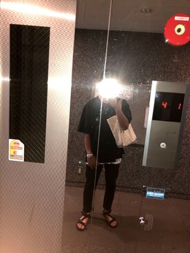 「Daniel Wellington（ダニエルウェリントン）の販売終了 クラシックペティット ボンダイ 32mm（アナログ腕時計）」を使った、🥀K🥀さん（メンズ・170cm）の夏コーディネート