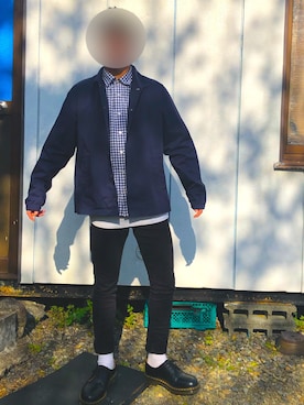 「GLOBAL WORK（グローバルワーク）のアイテム（ナイロンジャケット）」を使った、ともーさん（メンズ・162cm）の春コーディネート