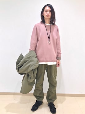 「JIL SANDER（ジルサンダー）のアイテム（キーケース/キーアクセサリー）」を使った、つじかわさん（メンズ・173cm）の春コーディネート