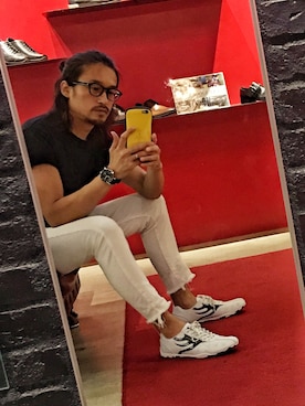 「DRAGON BEARD（ドラゴンベアード）のアイテム」を使った、HARAさん（メンズ・172cm）の夏コーディネート