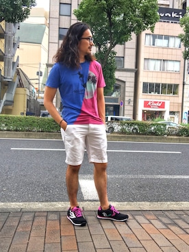 「DRAGON BEARD（ドラゴンベアード）のアイテム」を使った、HARAさん（メンズ・172cm）の夏コーディネート