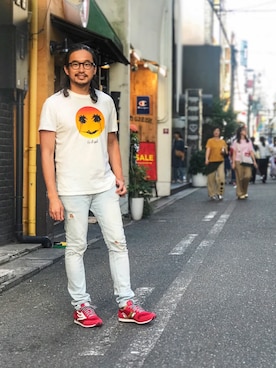 「DRAGON BEARD（ドラゴンベアード）のアイテム」を使った、HARAさん（メンズ・172cm）の夏コーディネート