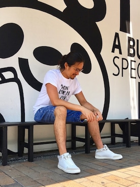 「DRAGON BEARD（ドラゴンベアード）のアイテム」を使った、HARAさん（メンズ・172cm）の夏コーディネート