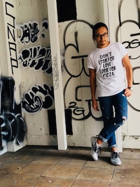 「DRAGON BEARD（ドラゴンベアード）のアイテム」を使った、HARAさん（メンズ・172cm）の夏コーディネート