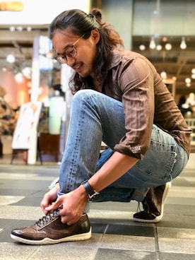 「DRAGON BEARD（ドラゴンベアード）のアイテム」を使った、HARAさん（メンズ・172cm）の夏コーディネート